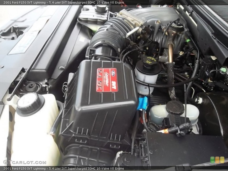 5.4 Liter SVT Supercharged SOHC 16-Valve V8 Engine for the 2001 Ford F150 #57016862
