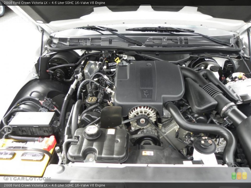 4.6 Liter SOHC 16-Valve V8 Engine for the 2008 Ford Crown Victoria #57018938