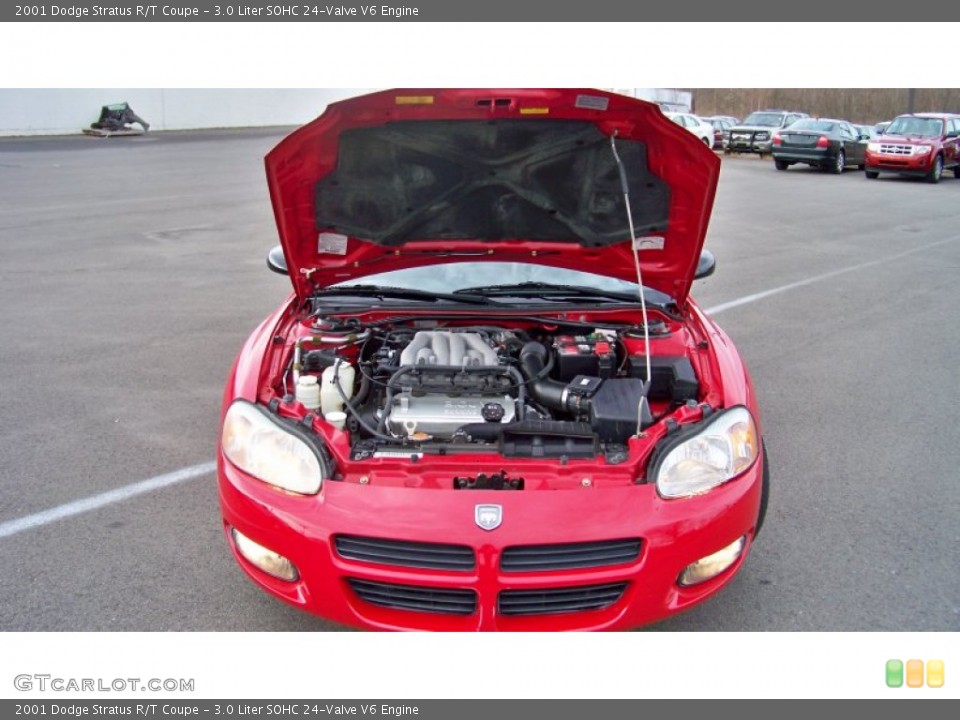 3.0 Liter SOHC 24-Valve V6 2001 Dodge Stratus Engine