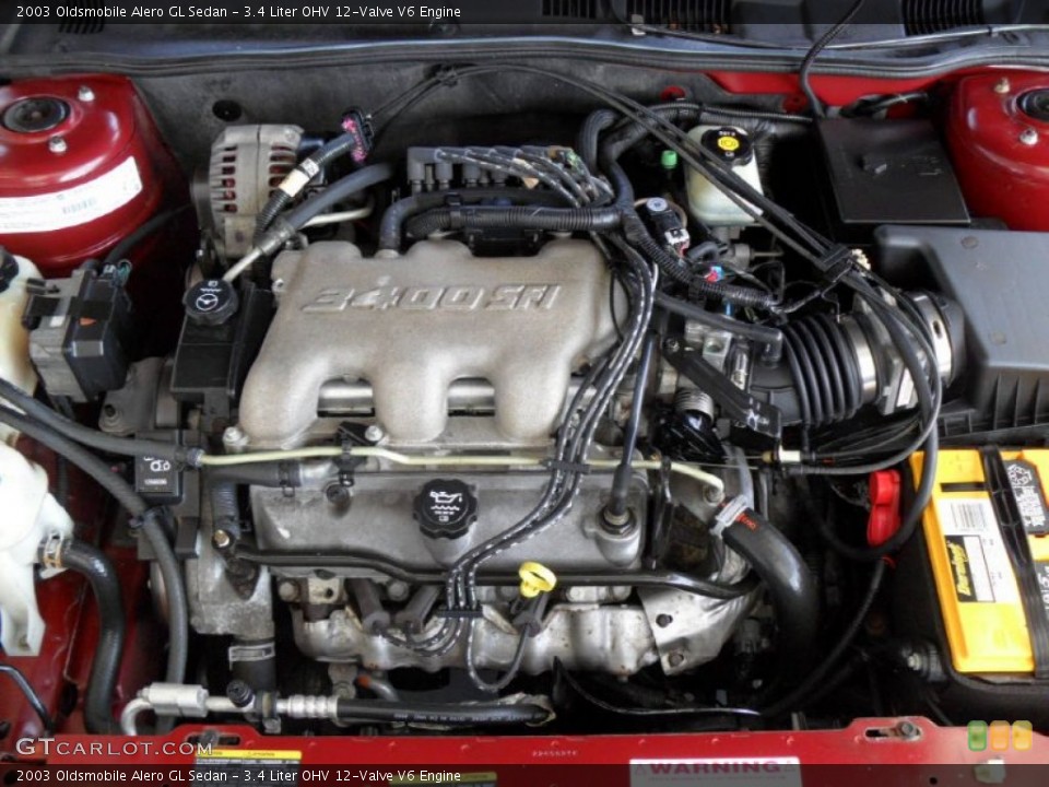 3.4 Liter OHV 12-Valve V6 Engine for the 2003 Oldsmobile Alero #57027620