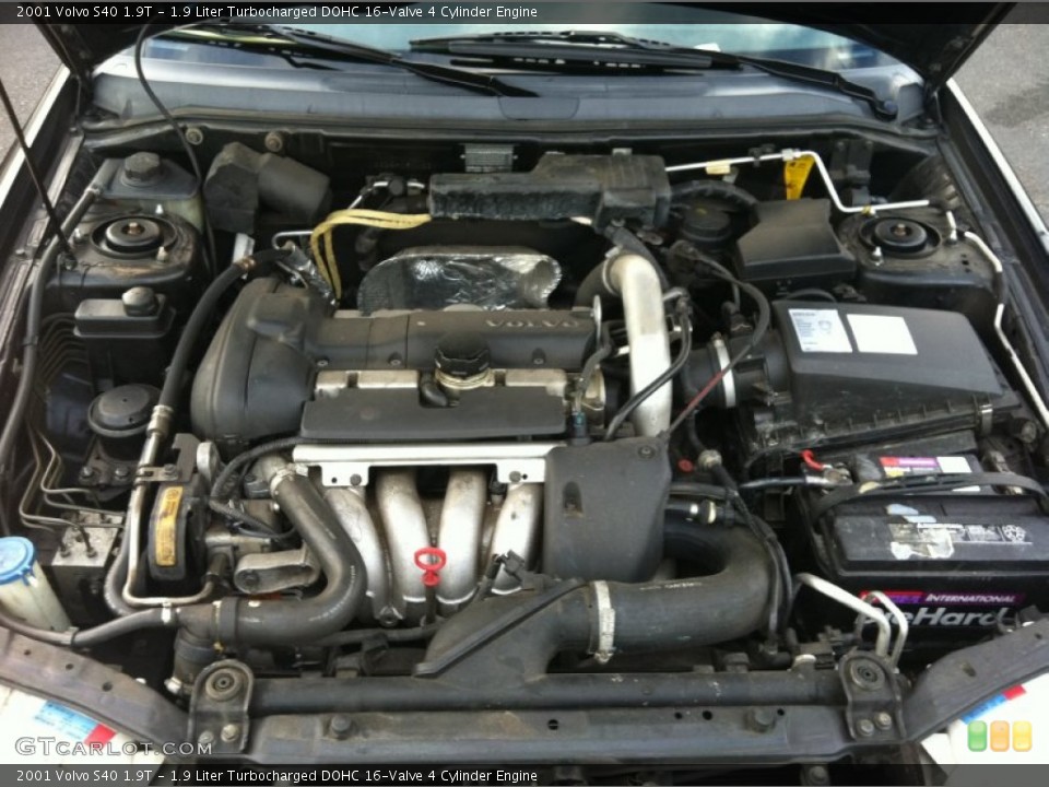 1.9 Liter Turbocharged DOHC 16-Valve 4 Cylinder Engine for the 2001 Volvo S40 #57033041
