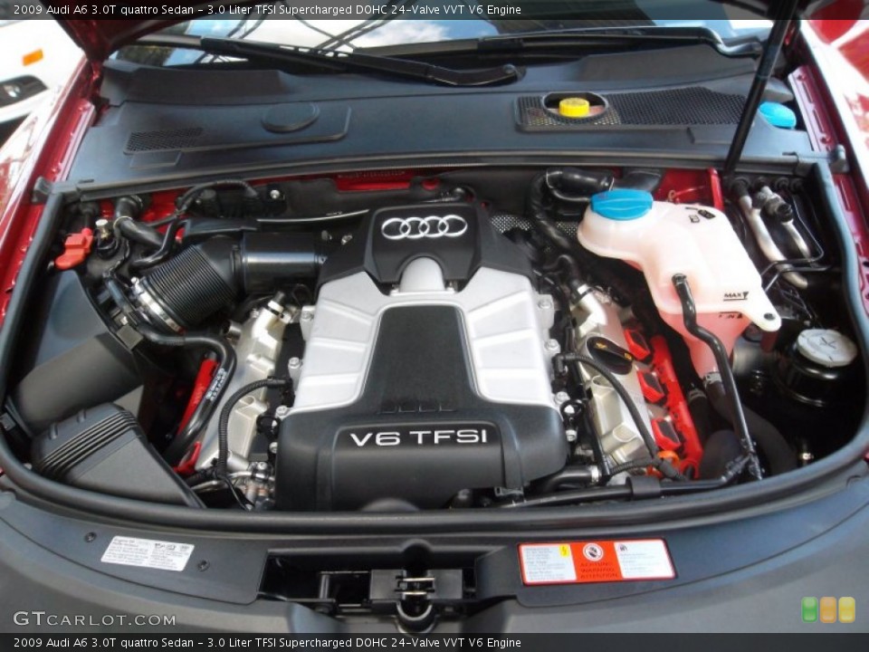 3.0 Liter TFSI Supercharged DOHC 24-Valve VVT V6 Engine for the 2009 Audi A6 #57049042