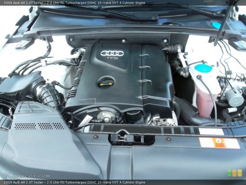 2.0 Liter FSI Turbocharged DOHC 16-Valve VVT 4 Cylinder Engine for the 2009 Audi A4 #57053726