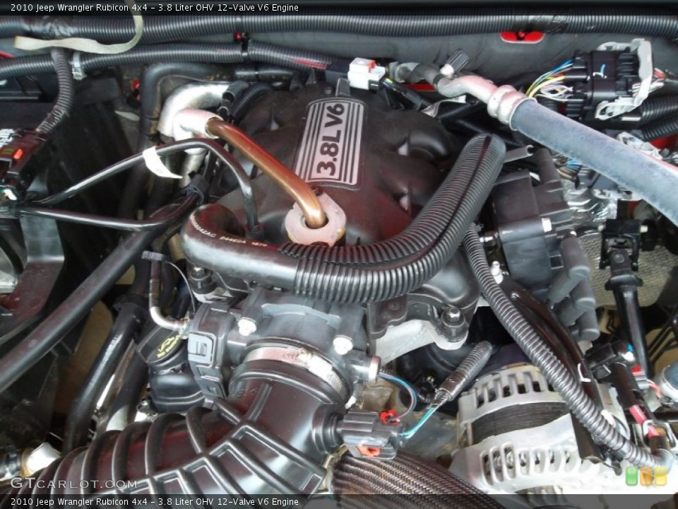 3.8 Liter OHV 12-Valve V6 Engine for the 2010 Jeep Wrangler #57058388