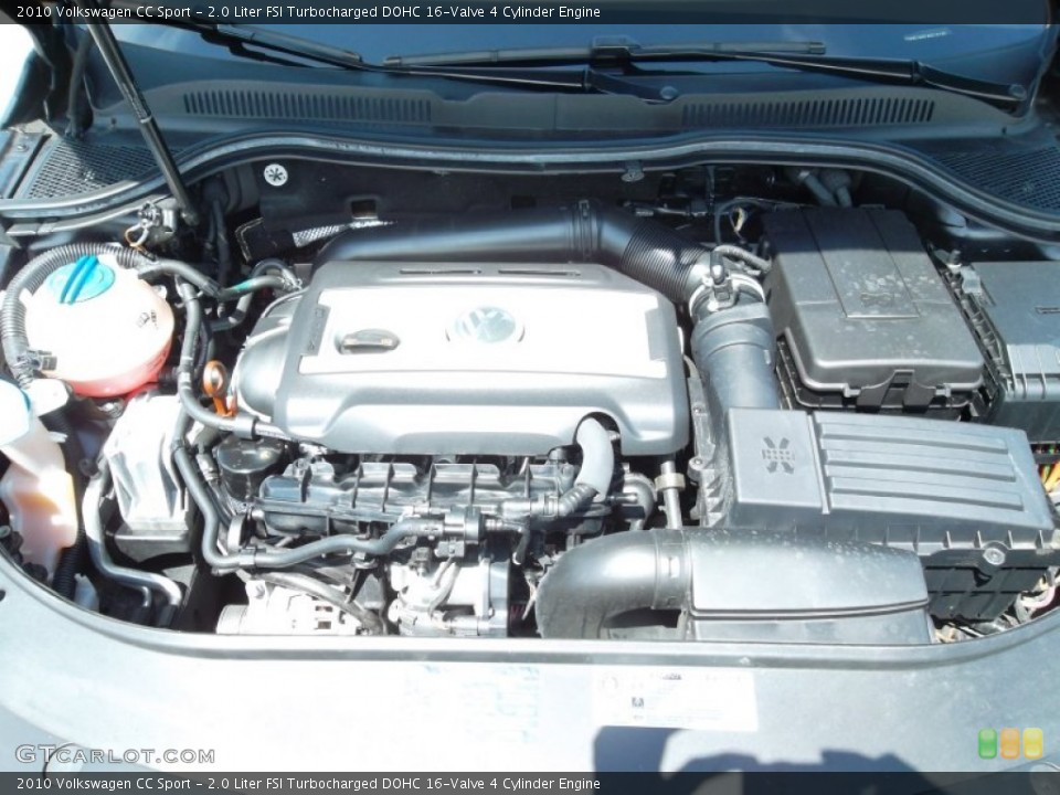2.0 Liter FSI Turbocharged DOHC 16-Valve 4 Cylinder Engine for the 2010 Volkswagen CC #57062366