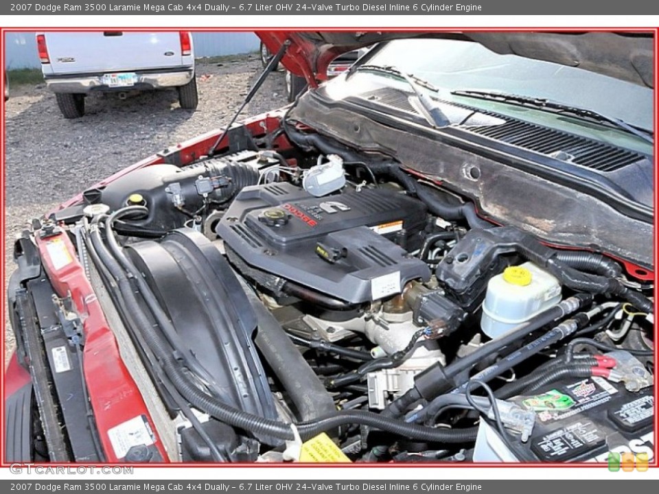 6.7 Liter OHV 24-Valve Turbo Diesel Inline 6 Cylinder Engine for the 2007 Dodge Ram 3500 #57063029