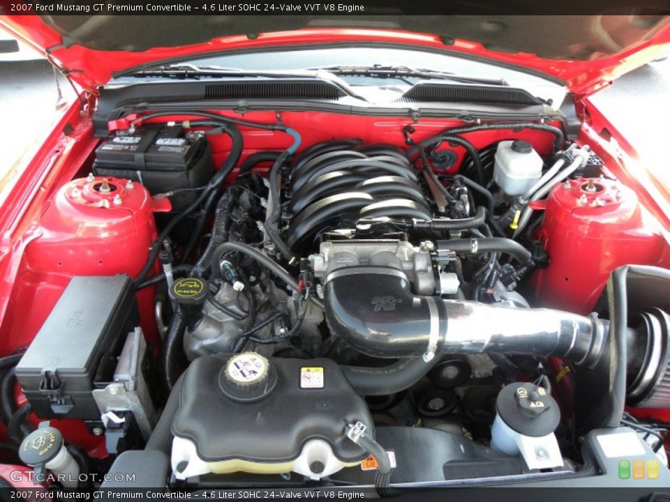 4.6 Liter SOHC 24-Valve VVT V8 Engine for the 2007 Ford Mustang #57065852