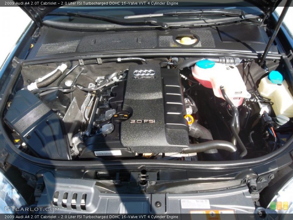 2.0 Liter FSI Turbocharged DOHC 16-Valve VVT 4 Cylinder Engine for the 2009 Audi A4 #57069413