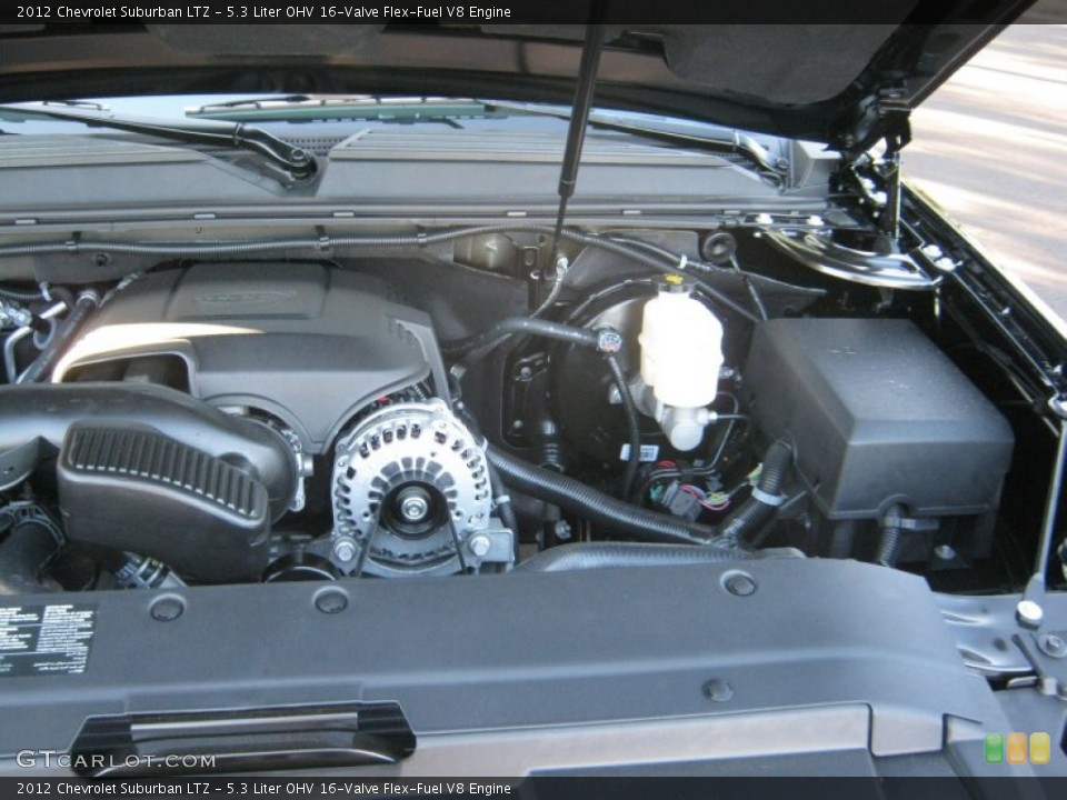 5.3 Liter OHV 16-Valve Flex-Fuel V8 Engine for the 2012 Chevrolet Suburban #57075749