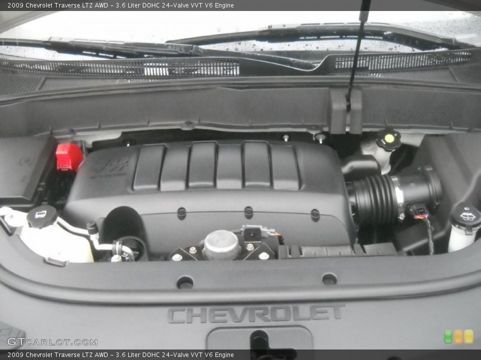 3.6 Liter DOHC 24-Valve VVT V6 Engine for the 2009 Chevrolet Traverse #57078374