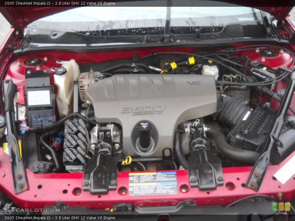3.8 Liter OHV 12 Valve V6 2005 Chevrolet Impala Engine