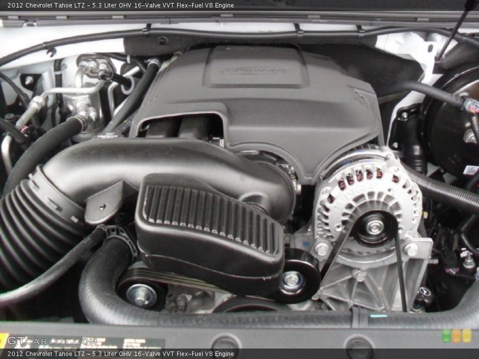 5.3 Liter OHV 16-Valve VVT Flex-Fuel V8 Engine for the 2012 Chevrolet Tahoe #57082379