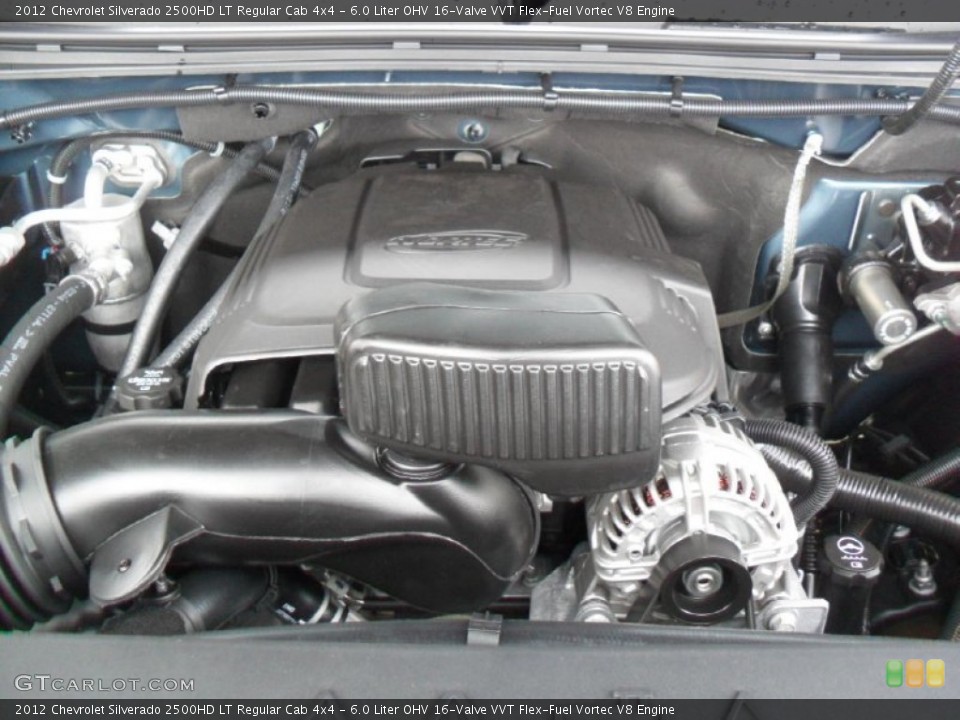 6.0 Liter OHV 16-Valve VVT Flex-Fuel Vortec V8 Engine for the 2012 Chevrolet Silverado 2500HD #57082598
