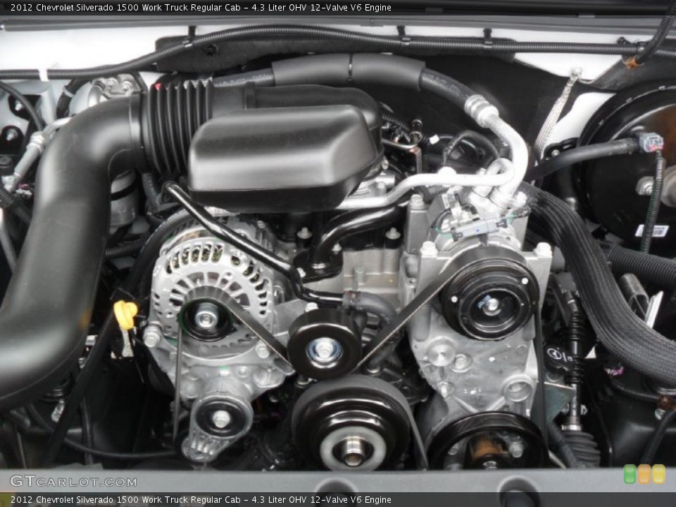 4.3 Liter OHV 12-Valve V6 Engine for the 2012 Chevrolet Silverado 1500 #57083498