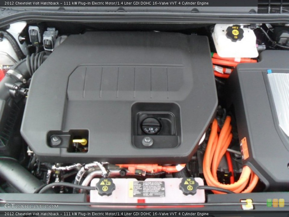 111 kW Plug-In Electric Motor/1.4 Liter GDI DOHC 16-Valve VVT 4 Cylinder Engine for the 2012 Chevrolet Volt #57084150