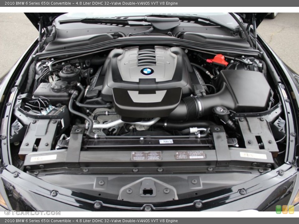 4.8 Liter DOHC 32-Valve Double-VANOS VVT V8 Engine for the 2010 BMW 6 Series #57099568