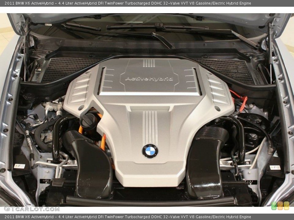 4.4 Liter ActiveHybrid DFI TwinPower Turbocharged DOHC 32-Valve VVT V8 Gasoline/Electric Hybrid Engine for the 2011 BMW X6 #57103568