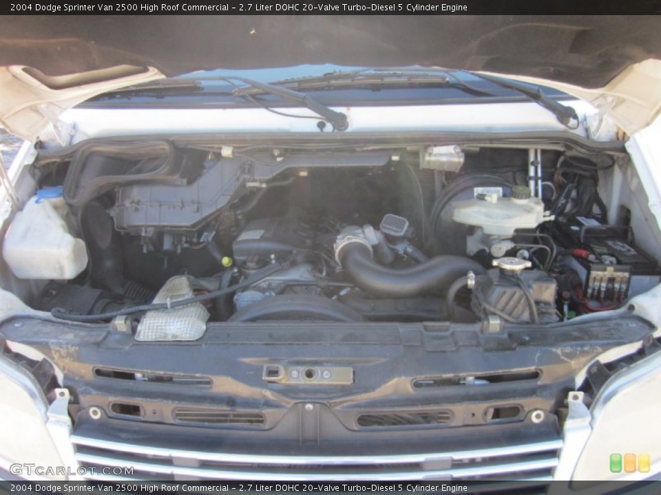 2.7 Liter DOHC 20-Valve Turbo-Diesel 5 Cylinder Engine for the 2004 Dodge Sprinter Van #57110441