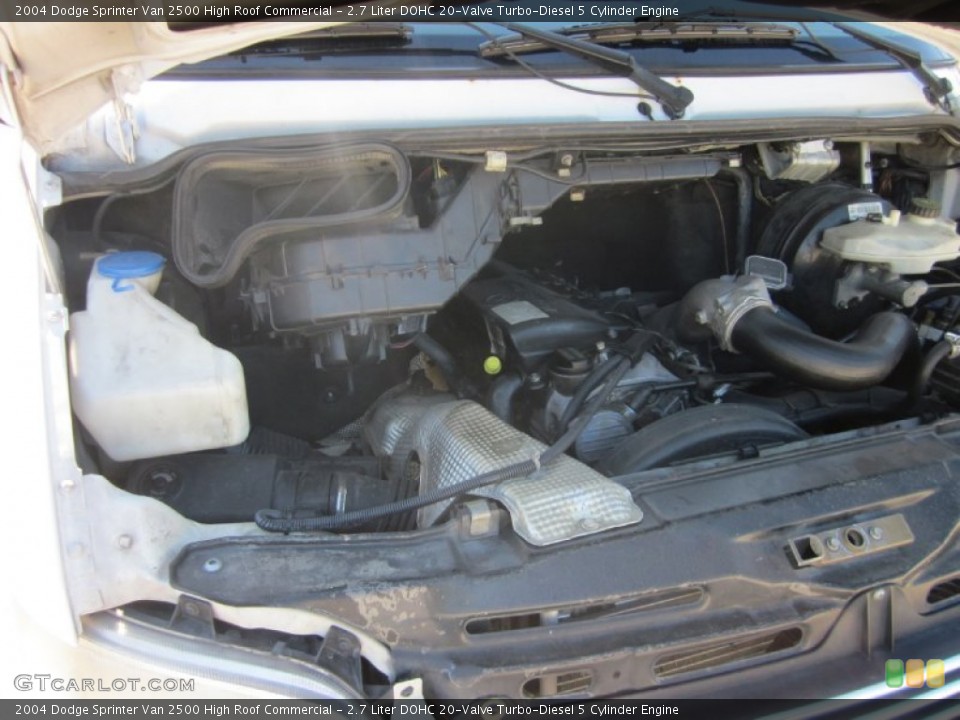 2.7 Liter DOHC 20-Valve Turbo-Diesel 5 Cylinder Engine for the 2004 Dodge Sprinter Van #57110452