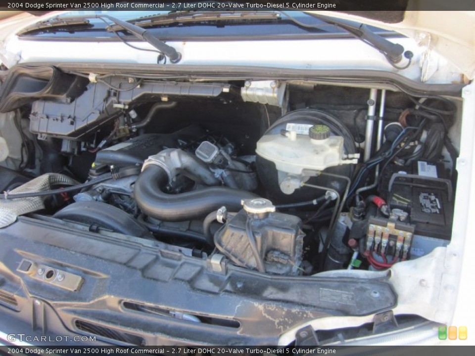 2.7 Liter DOHC 20-Valve Turbo-Diesel 5 Cylinder Engine for the 2004 Dodge Sprinter Van #57110461