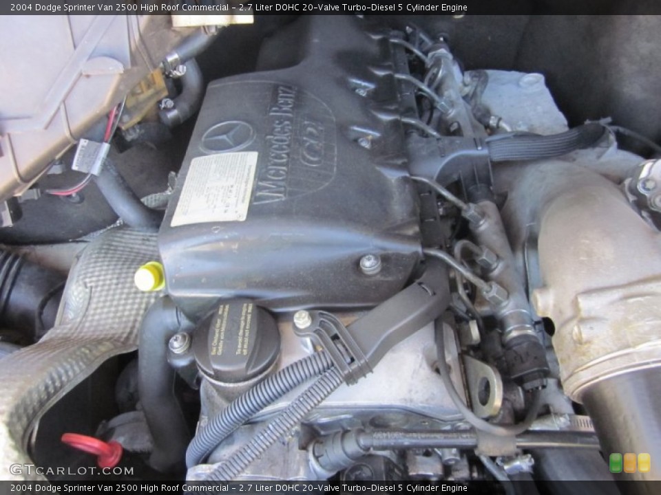 2.7 Liter DOHC 20-Valve Turbo-Diesel 5 Cylinder Engine for the 2004 Dodge Sprinter Van #57110469