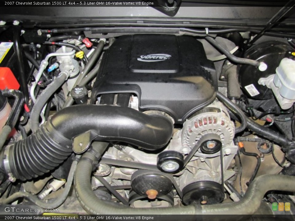 5.3 Liter OHV 16-Valve Vortec V8 Engine for the 2007 Chevrolet Suburban #57111748