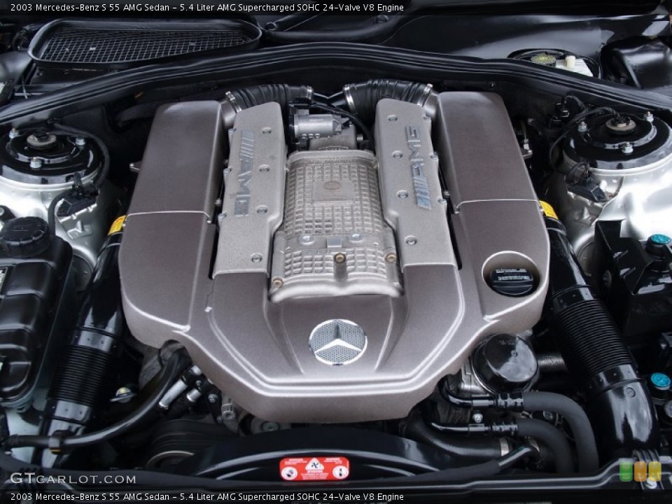5.4 Liter AMG Supercharged SOHC 24-Valve V8 Engine for the 2003 Mercedes-Benz S #57113581