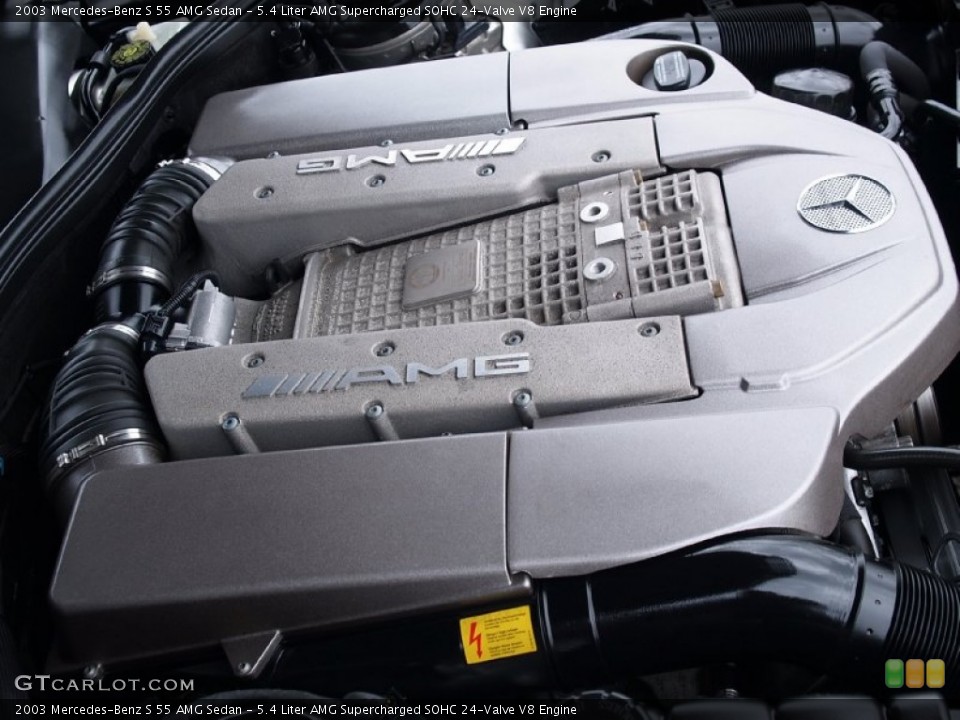 5.4 Liter AMG Supercharged SOHC 24-Valve V8 Engine for the 2003 Mercedes-Benz S #57113608