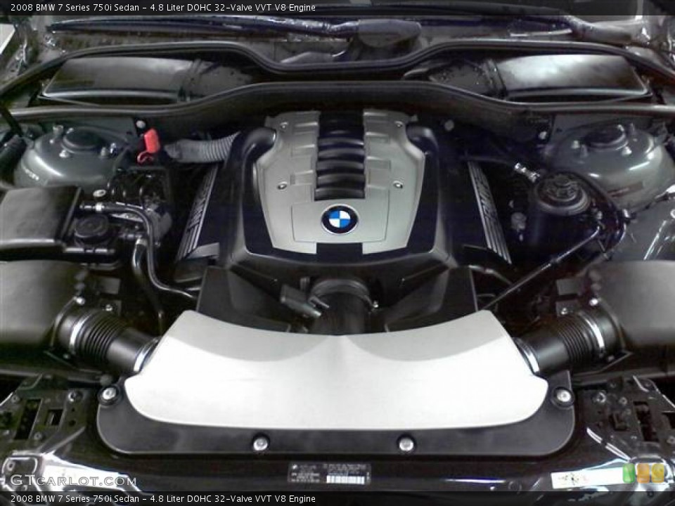 4.8 Liter DOHC 32-Valve VVT V8 Engine for the 2008 BMW 7 Series #57114319