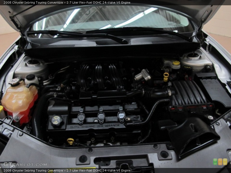 2.7 Liter Flex-Fuel DOHC 24-Valve V6 Engine for the 2008 Chrysler Sebring #57114577