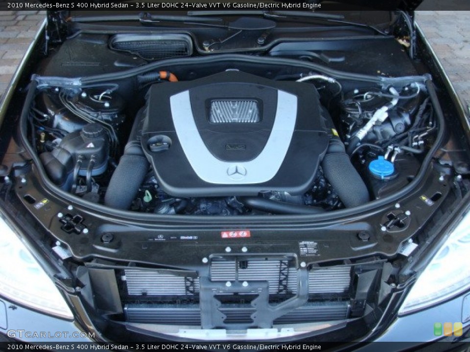 3.5 Liter DOHC 24-Valve VVT V6 Gasoline/Electric Hybrid Engine for the 2010 Mercedes-Benz S #57120901