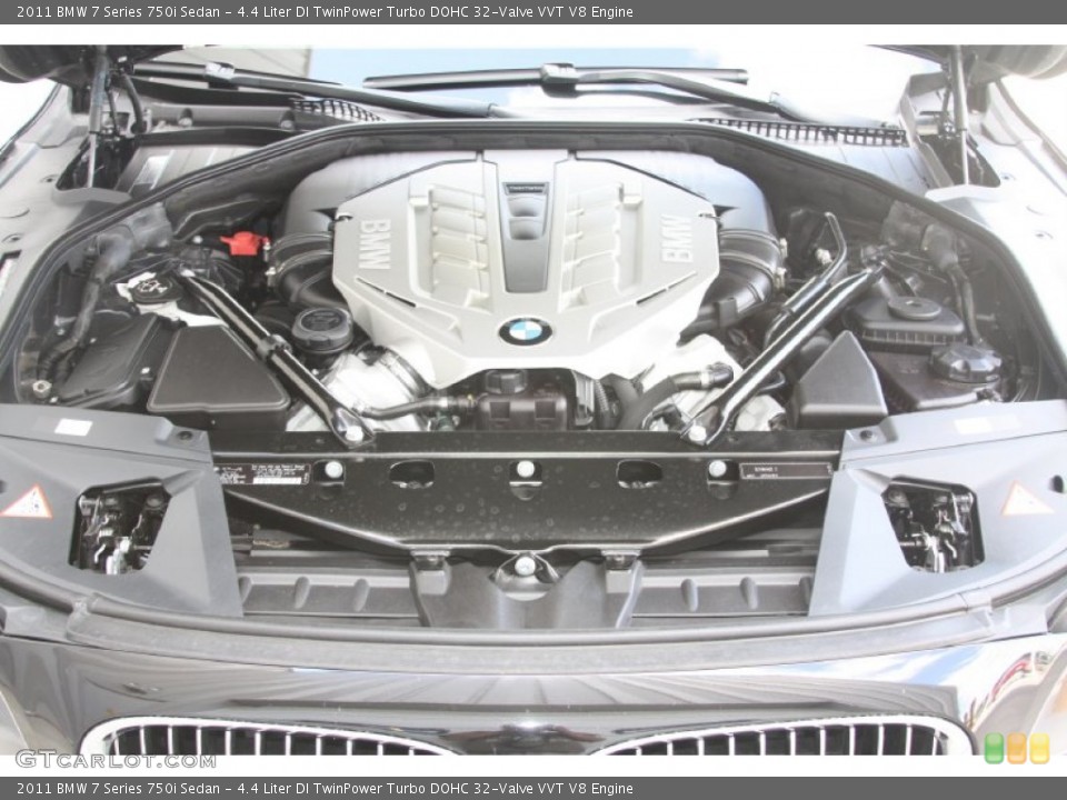 4.4 Liter DI TwinPower Turbo DOHC 32-Valve VVT V8 Engine for the 2011 BMW 7 Series #57122756