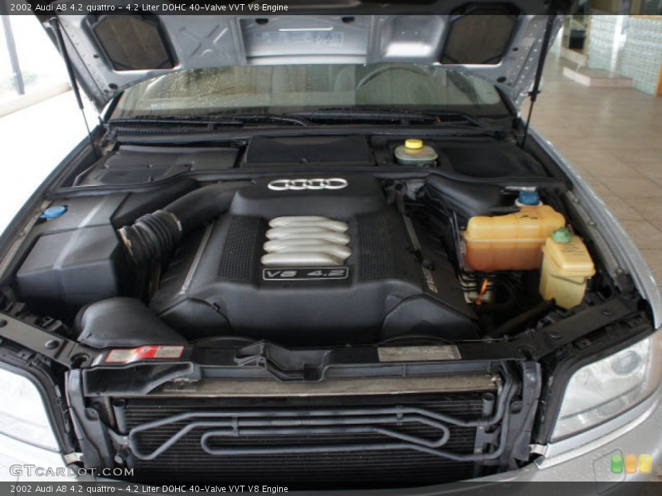 4.2 Liter DOHC 40-Valve VVT V8 Engine for the 2002 Audi A8 #57124987