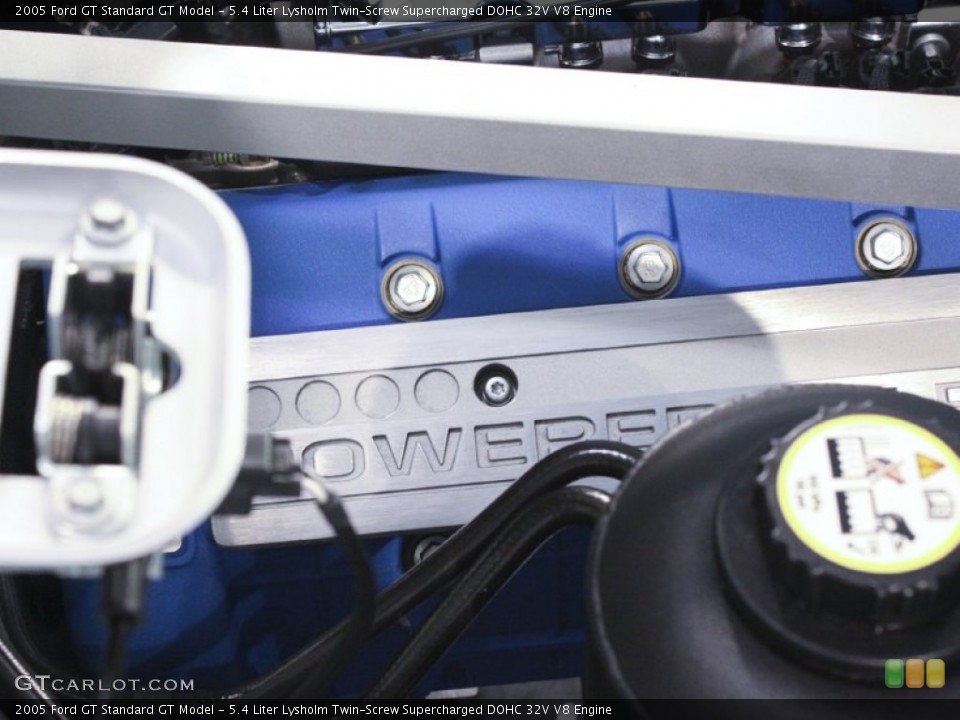 5.4 Liter Lysholm Twin-Screw Supercharged DOHC 32V V8 Engine for the 2005 Ford GT #57130582