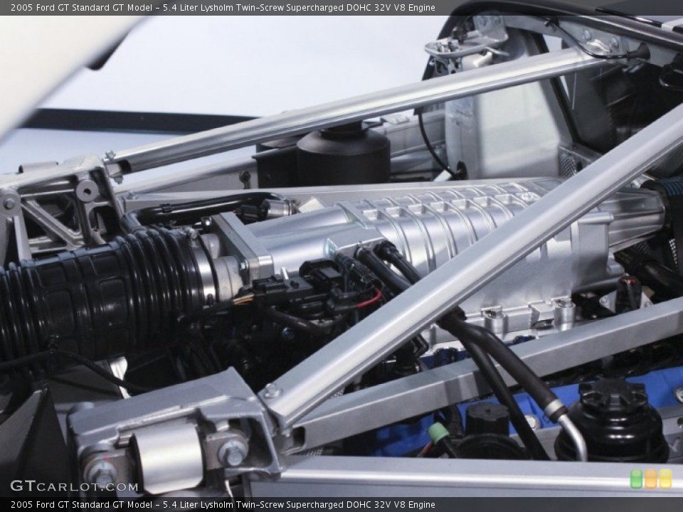 5.4 Liter Lysholm Twin-Screw Supercharged DOHC 32V V8 Engine for the 2005 Ford GT #57130591