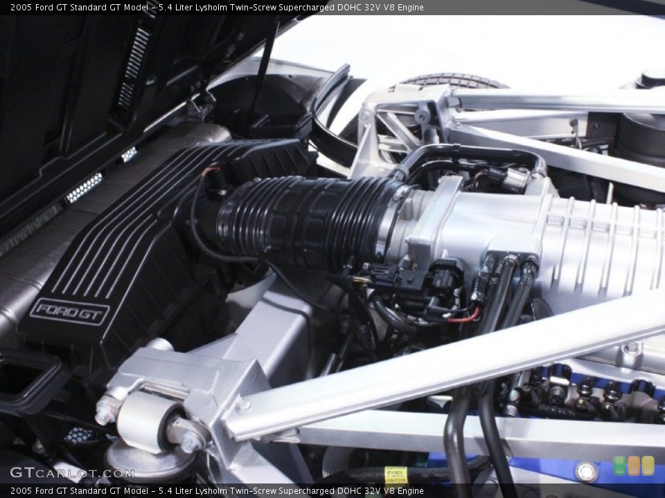 5.4 Liter Lysholm Twin-Screw Supercharged DOHC 32V V8 Engine for the 2005 Ford GT #57130600