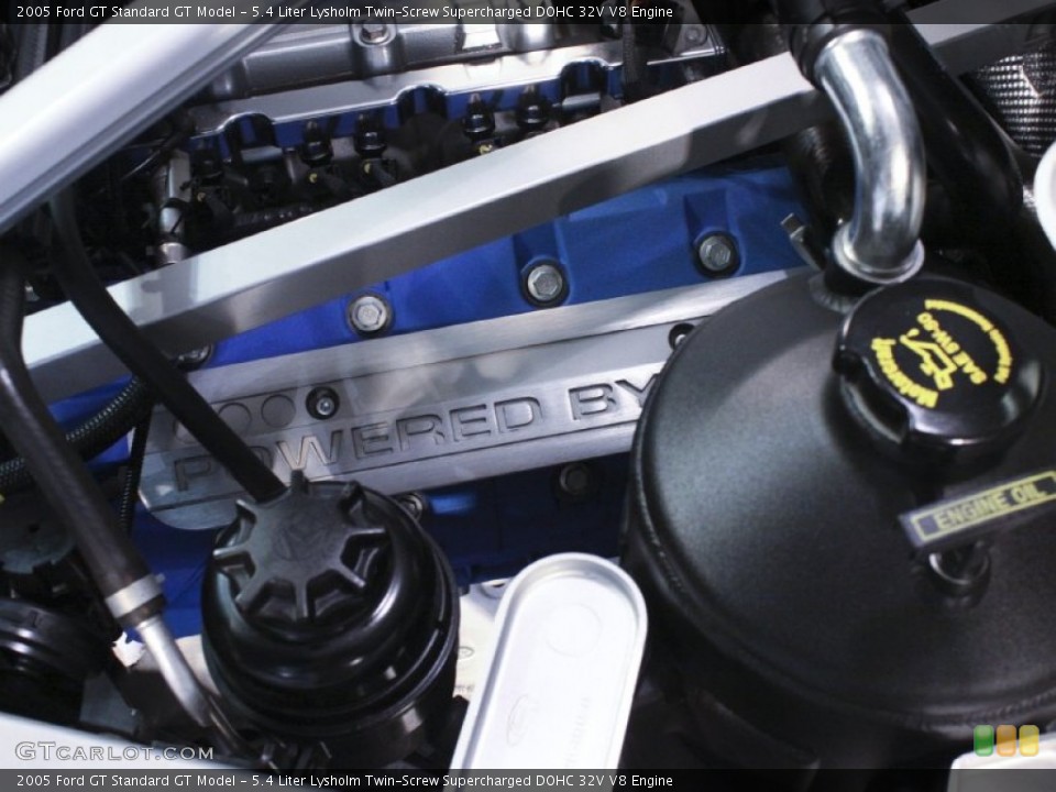 5.4 Liter Lysholm Twin-Screw Supercharged DOHC 32V V8 Engine for the 2005 Ford GT #57130609