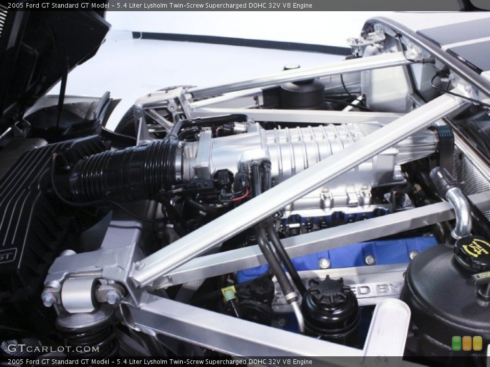 5.4 Liter Lysholm Twin-Screw Supercharged DOHC 32V V8 Engine for the 2005 Ford GT #57130618