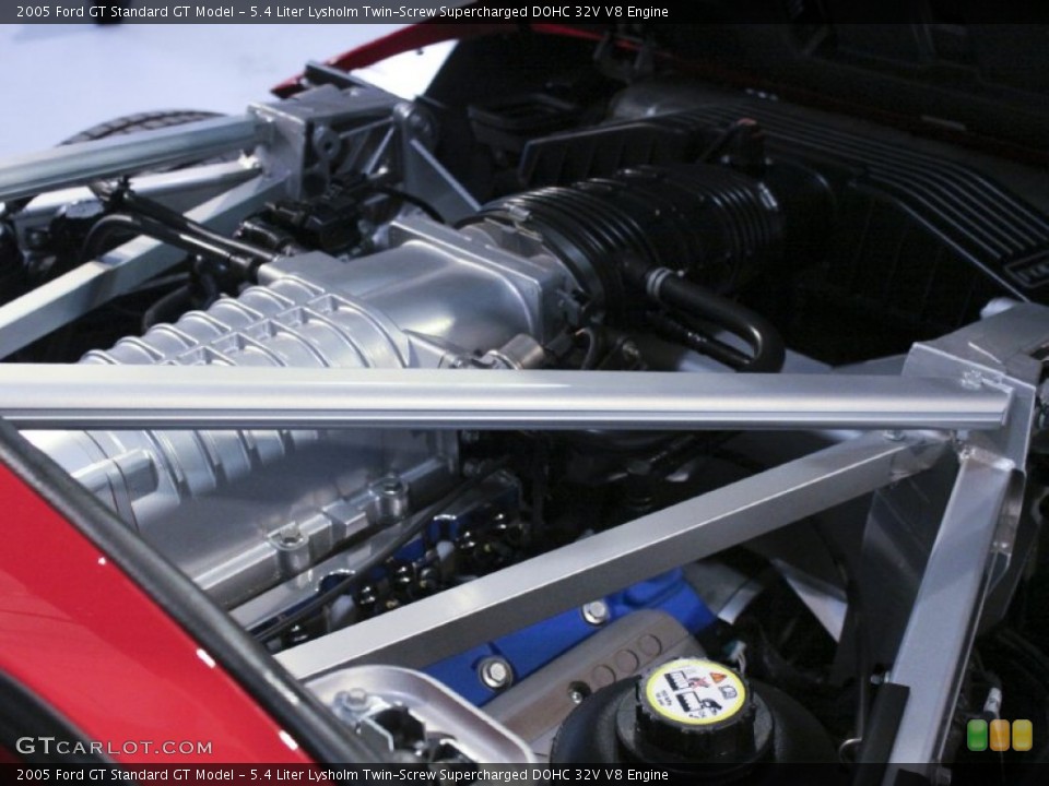 5.4 Liter Lysholm Twin-Screw Supercharged DOHC 32V V8 Engine for the 2005 Ford GT #57131339