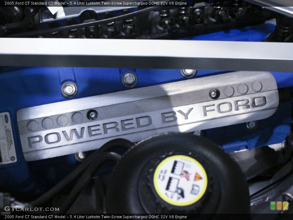 5.4 Liter Lysholm Twin-Screw Supercharged DOHC 32V V8 Engine for the 2005 Ford GT #57131356