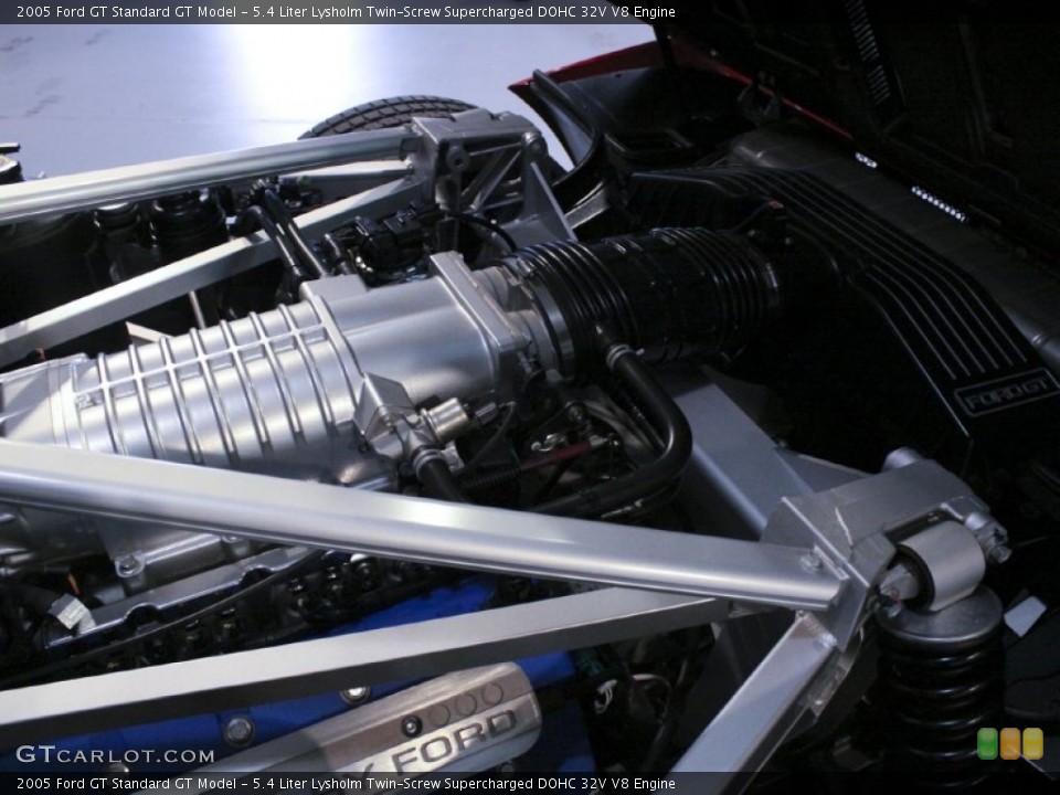 5.4 Liter Lysholm Twin-Screw Supercharged DOHC 32V V8 Engine for the 2005 Ford GT #57131377