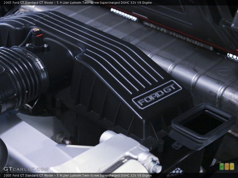 5.4 Liter Lysholm Twin-Screw Supercharged DOHC 32V V8 Engine for the 2005 Ford GT #57131384