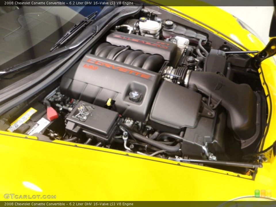 6.2 Liter OHV 16-Valve LS3 V8 Engine for the 2008 Chevrolet Corvette #57134926