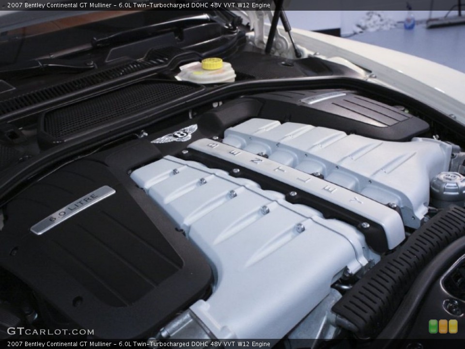 6.0L Twin-Turbocharged DOHC 48V VVT W12 Engine for the 2007 Bentley Continental GT #57137036