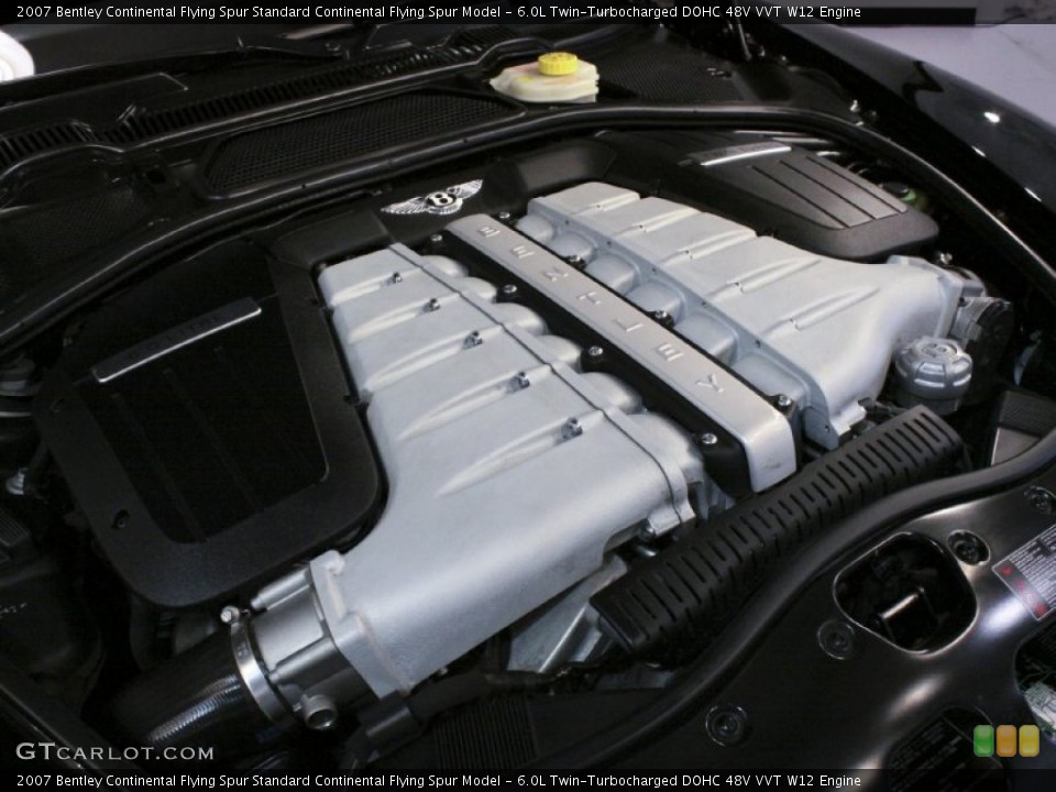 6.0L Twin-Turbocharged DOHC 48V VVT W12 Engine for the 2007 Bentley Continental Flying Spur #57137836