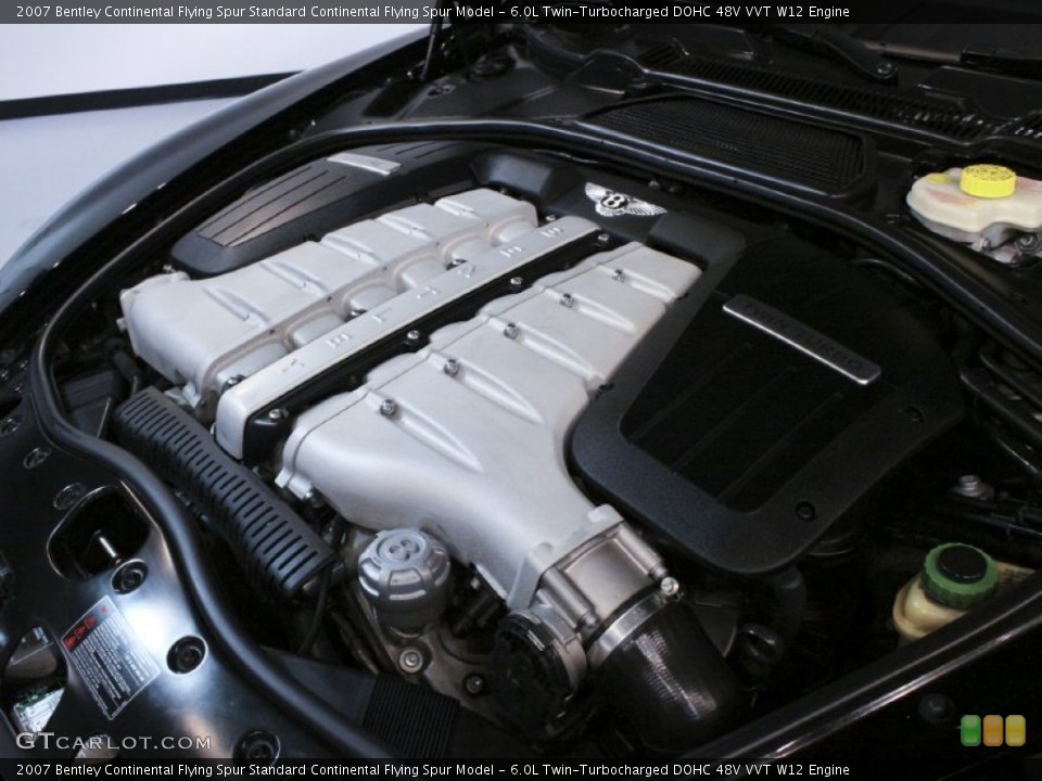 6.0L Twin-Turbocharged DOHC 48V VVT W12 Engine for the 2007 Bentley Continental Flying Spur #57137845