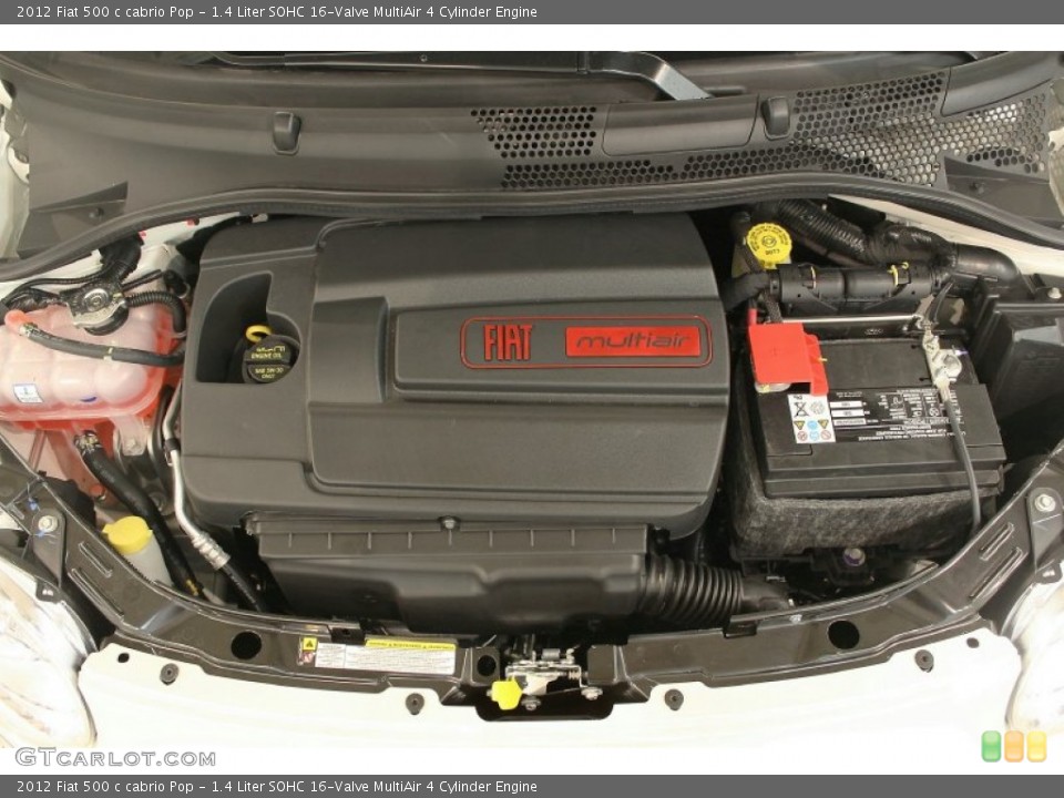 1.4 Liter SOHC 16-Valve MultiAir 4 Cylinder Engine for the 2012 Fiat 500 #57148363