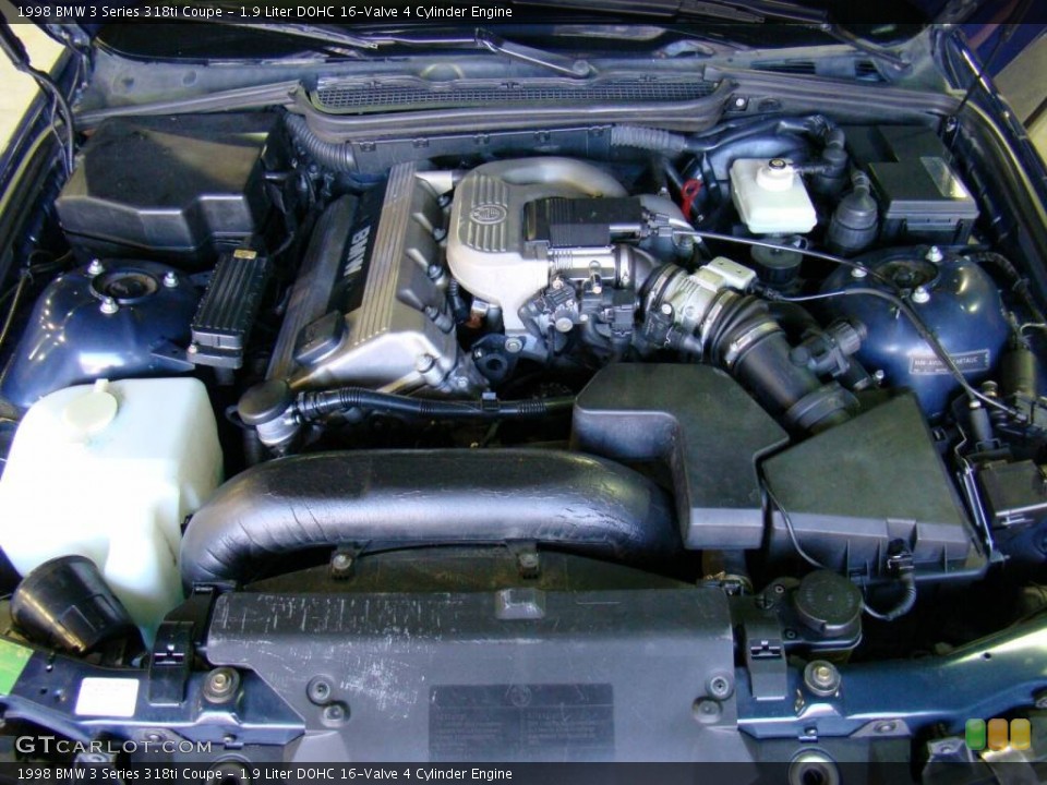 1.9 Liter DOHC 16-Valve 4 Cylinder 1998 BMW 3 Series Engine