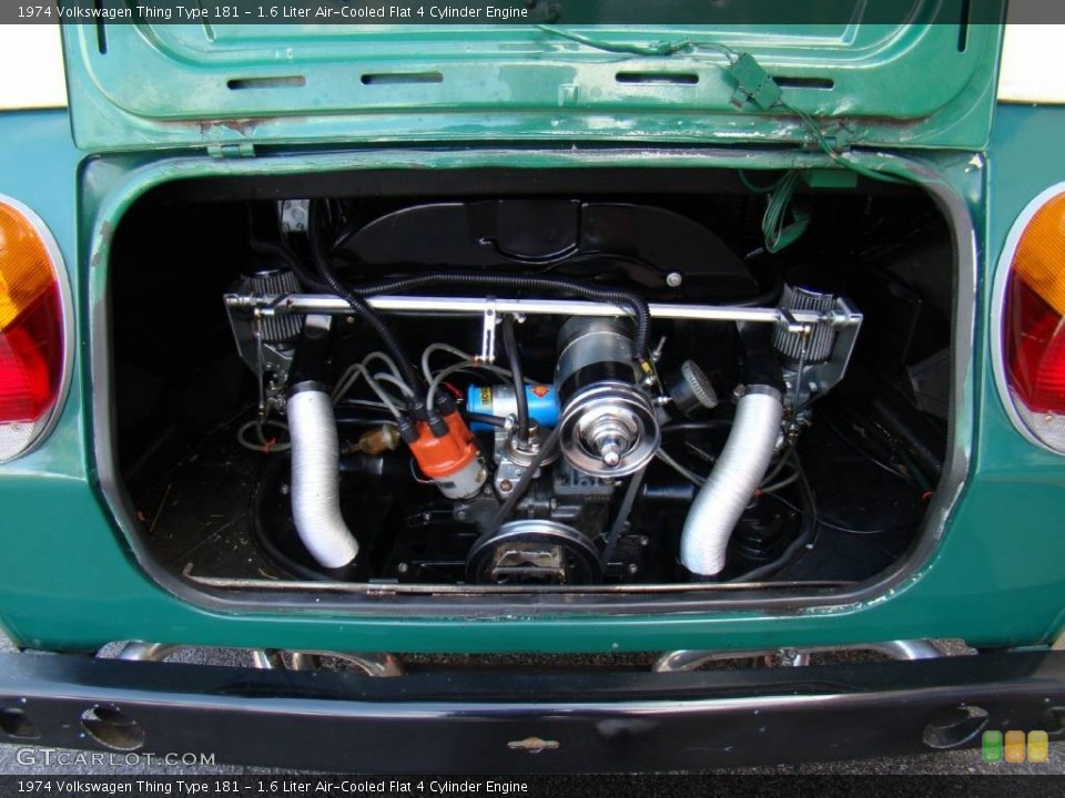 1.6 Liter Air-Cooled Flat 4 Cylinder 1974 Volkswagen Thing Engine