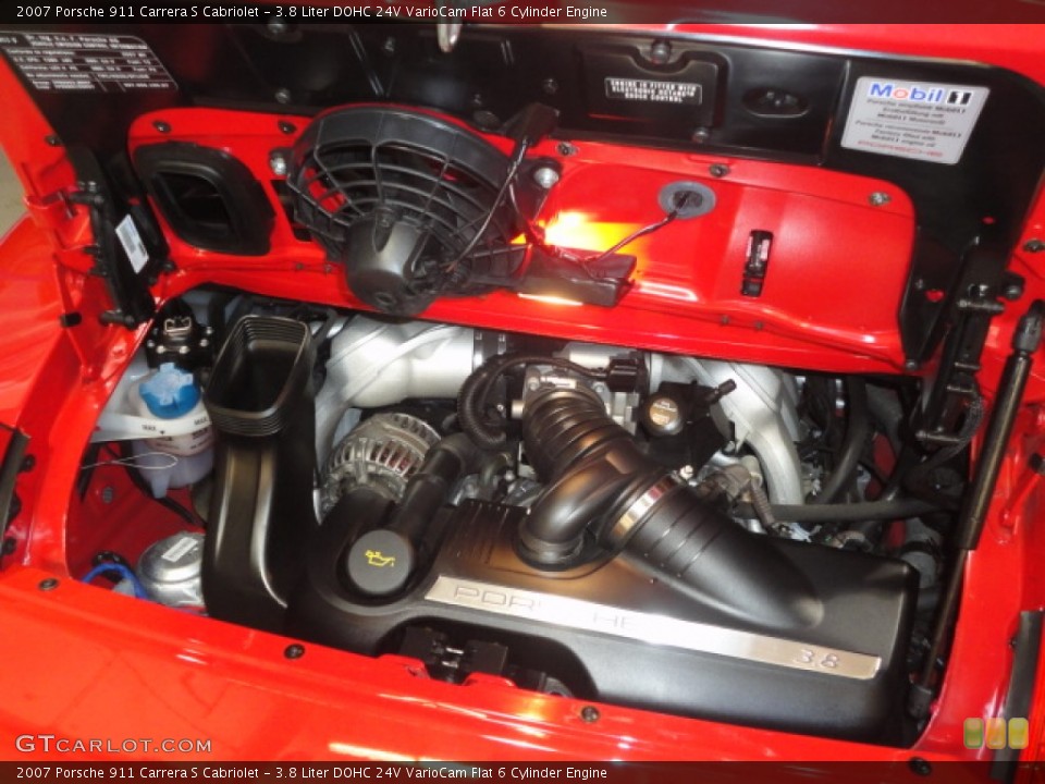 3.8 Liter DOHC 24V VarioCam Flat 6 Cylinder Engine for the 2007 Porsche 911 #57157036